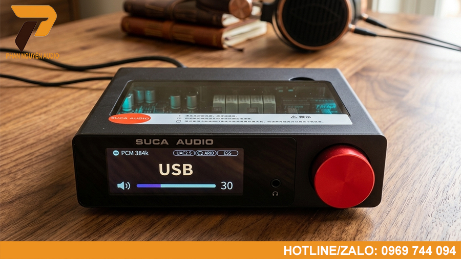 SUCA Q11 Pro DAC Bluetooth Hi-Res mặt trước