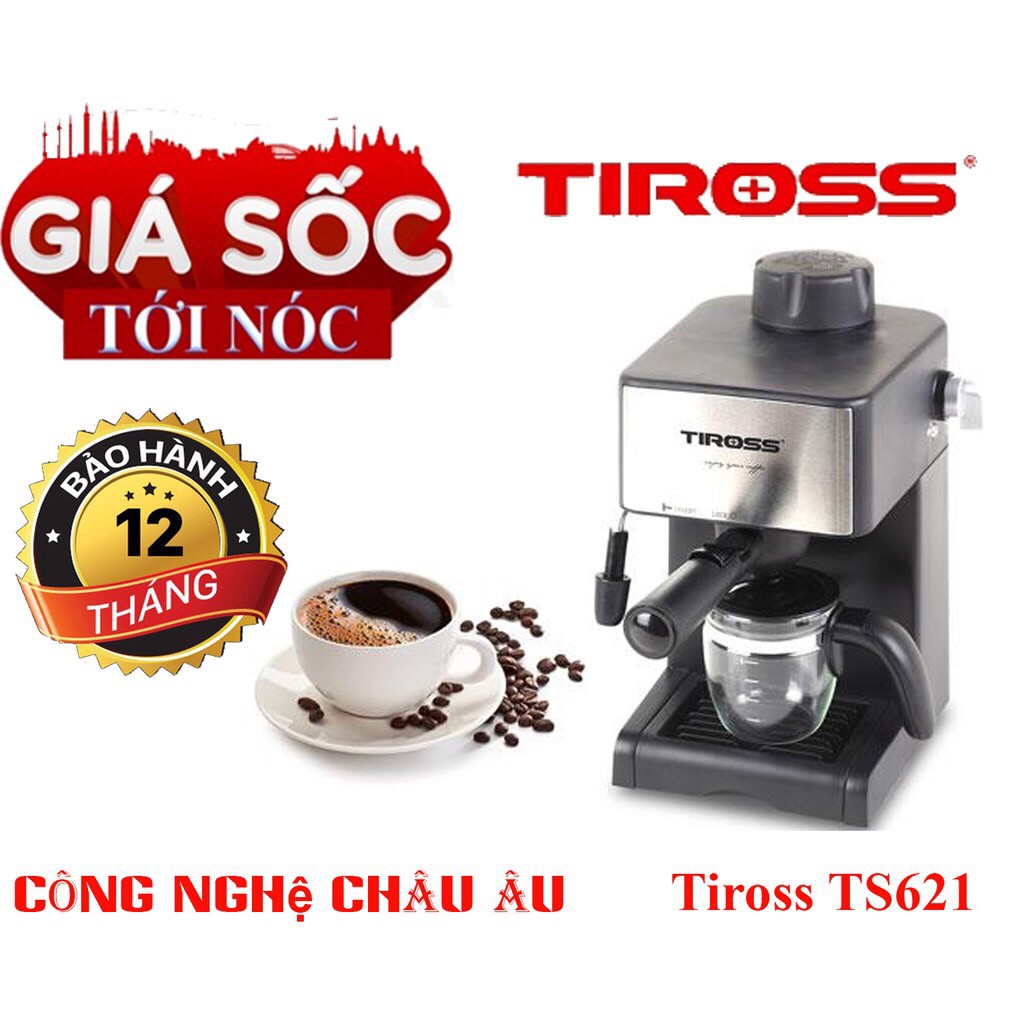 Máy pha cà phê Espresso Tiross TS-621 - Ảnh 3