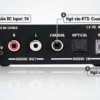 Ảnh sản phẩm DAC SUCA Q3 Pro mặt trước, hỗ trợ USB, Optical, Coaxial, giải mã âm thanh Hi-Res 24bit/192kHz, thiết kế vỏ nhôm chắc chắn.
