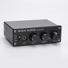DAC SUCA Q3 Pro Bluetooth hỗ trợ USB Optical Coaxial cho TV và PC