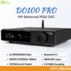 SMSL DO100 Pro đi kèm đầy đủ phụ kiện gồm bộ nguồn, điều khiển từ xa, cáp Bluetooth và sách hướng dẫn sử dụng, giúp người dùng lắp đặt và sử dụng dễ dàng.
