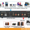 SUCA T1 Pro hỗ trợ đầy đủ USB Audio, Optical, Coaxial, Bluetooth LDAC, RCA giúp dễ dàng kết nối với TV, máy tính, đầu CD và ampli.