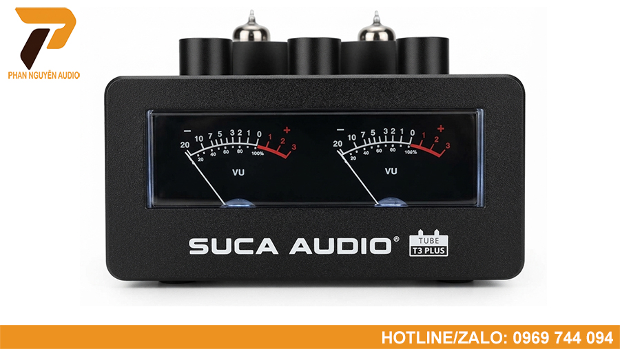 SUCA T3 Plus là amply lai đèn Hi-Fi công suất lớn 300W x 2, sử dụng bóng đèn GE5654W, hỗ trợ Bluetooth 5.1 LDAC và nhiều cổng kết nối, mang đến chất âm mạnh mẽ và giàu nhạc tính.