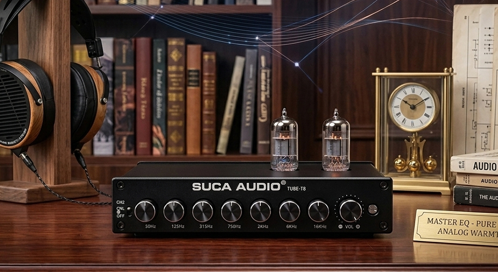 SUCA Tube T8 - Preamp đèn 6H1N nâng cấp chất âm cho hệ thống âm thanh