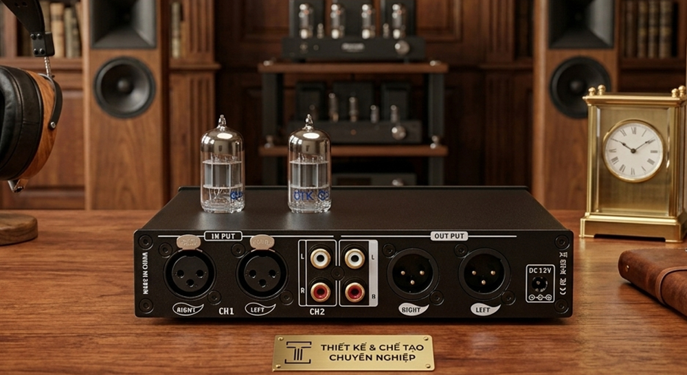 SUCA Tube T8 - Preamp đèn 6H1N nâng cấp chất âm cho hệ thống âm thanh