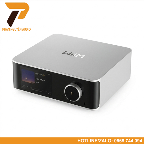 WiiM Ultra là Music Streamer Hi-Res tích hợp DAC ESS ES9038Q2M, màn hình cảm ứng 3.5 inch, hỗ trợ Spotify Connect, TIDAL Connect, AirPlay 2, Chromecast và nhiều chuẩn kết nối hiện đại.